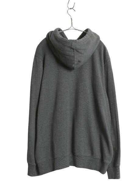 ノースフェイス スウェット フード パーカー メンズ XL 裏起毛 プリント トレーナー プルオーバー ボックスロゴ サガラ ワッペン シンプル