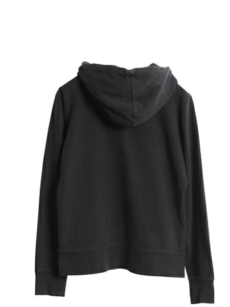 ノースフェイス プリント スウェット フード パーカー レディース S / 古着 アウトドア プルオーバー トレーナー 裏起毛 シンプル ブラック