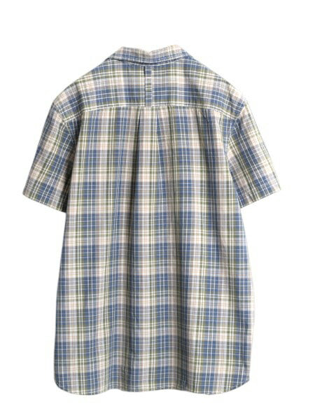 ノースフェイス チェック 半袖 シャツ メンズ XL アウトドア コットン マルチカラー カジュアル 薄手 大きいサイズ ポケット付き マチ付き