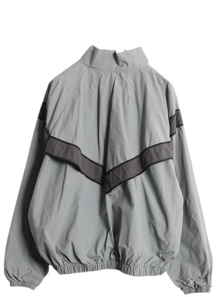 90s 米軍実物 US ARMY ナイロン トレーニング ジャケット MEDIUM SHORT 古着 99年製 オールド 軍物 PFU ミリタリー ブルゾン ジャンパー 灰