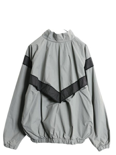 00s 米軍実物 US ARMY ナイロン トレーニング ジャケット MEDIUM REGULAR / 04年製 オールド 軍物 IPFU ミリタリー ブルゾン ジャンパー 灰