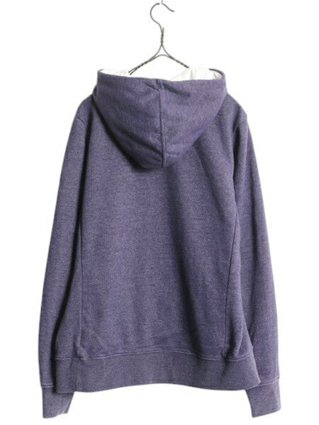 ノースフェイス プリント スウェット フード パーカー レディース L The North Face プルオーバー トレーナー 裏起毛 アウトドア ツートン