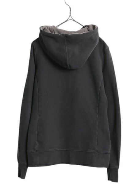 ノースフェイス プリント スウェット フード パーカー レディース S / The North Face プルオーバー 裏起毛 トレーナー ツートン ブラック