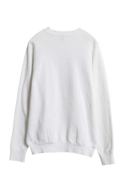 90s USA製 ドッグ アート イラスト プリント スウェット メンズ レディース L / オールド アニマル 犬 トレーナー 裏起毛 ハンティング 白