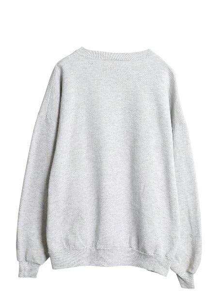 90s USA製 ドッグ アート イラスト プリント スウェット メンズ レディース XXL オールド 犬 アニマル トレーナー 裏起毛 大きいサイズ 灰