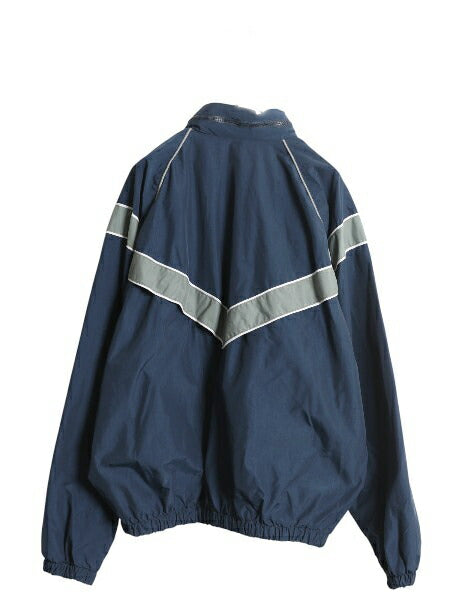 米軍実物 US AIR FORCE ナイロン トレーニング ジャケット LARGE REGULAR / 10年製 ミリタリー エアフォース 軍物 ジャンパー ブルゾン 青