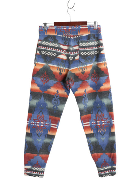 ポロ ラルフローレン ネイティブ 総柄 スウェット パンツ メンズ S / 古着 トレーナー イージー ボトムス ポケット付き マルチカラー 起毛