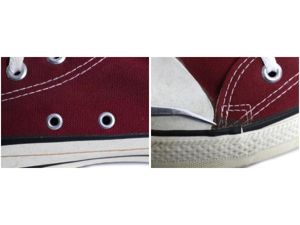 デッドストック 90s USA製 コンバース オールスター ハイカット US 12 30.5cm / 新品 オールド Converse ALLSTAR スニーカー マルーン 靴