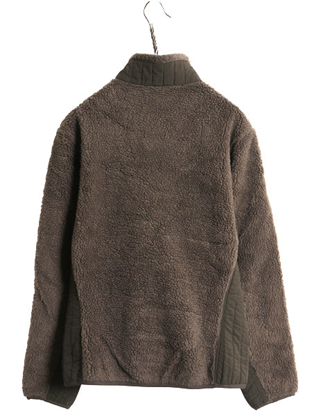 パタゴニア クラシック レトロX ジャケット レディース L / 08年製 パイル フリース ボア フルジップ ハイネック 廃盤 アウトドア ブラウン