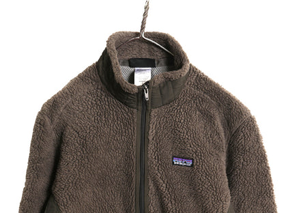 パタゴニア クラシック レトロX ジャケット レディース L / 08年製 パイル フリース ボア フルジップ ハイネック 廃盤 アウトドア ブラウン