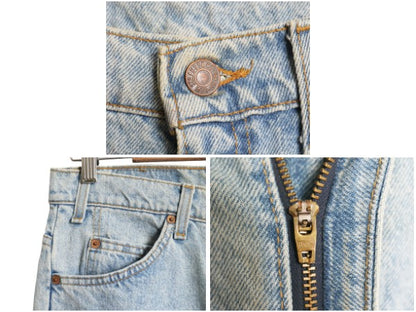 デッドストック 90s USA製 リーバイス 505 デニム パンツ メンズ 32 32 新品 オールド ジーンズ ジーパン スリム ストレート アイスブルー