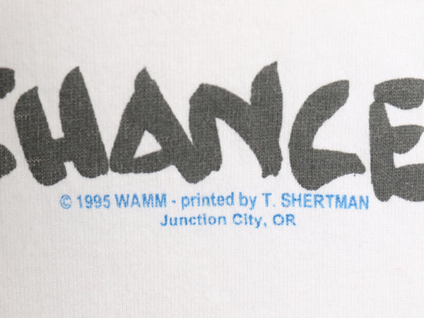90s USA製 パロディ アート イラスト プリント Tシャツ メンズ L オールド ジョンレノン グラフィック シングルステッチ ヘビーウェイト 白