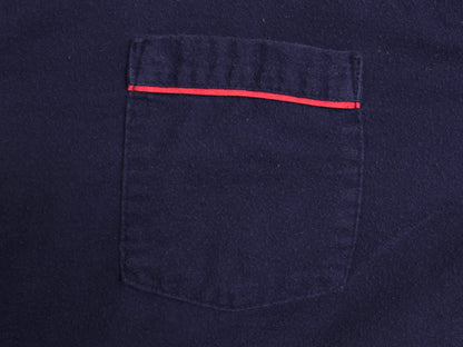 90s USA製 ブルックスブラザーズ フランネル 長袖 パジャマ シャツ メンズ XL / オールド コットン 無地 ネルシャツ ボックス 大きいサイズ