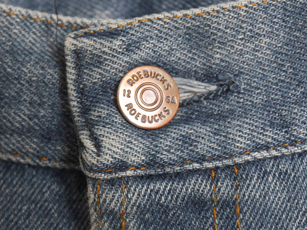 80s USA製 シアーズ ローバックス デニム パンツ メンズ 38 30 古着 ヴィンテージ ジーパン ジーンズ ストレート ヒゲ ダメージ クラッシュ