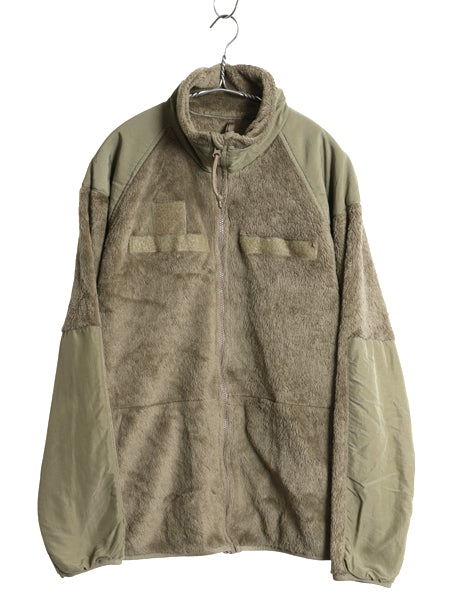米軍実物 ECWCS GEN3 フルジップ フリース ジャケット MEDIUM REGULAR 古着 USA製 13年製 毛足 ミリタリー アーミー 軍物 レベル3 コヨーテ