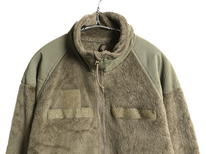 米軍実物 ECWCS GEN3 フルジップ フリース ジャケット MEDIUM REGULAR 古着 USA製 13年製 毛足 ミリタリー アーミー 軍物 レベル3 コヨーテ