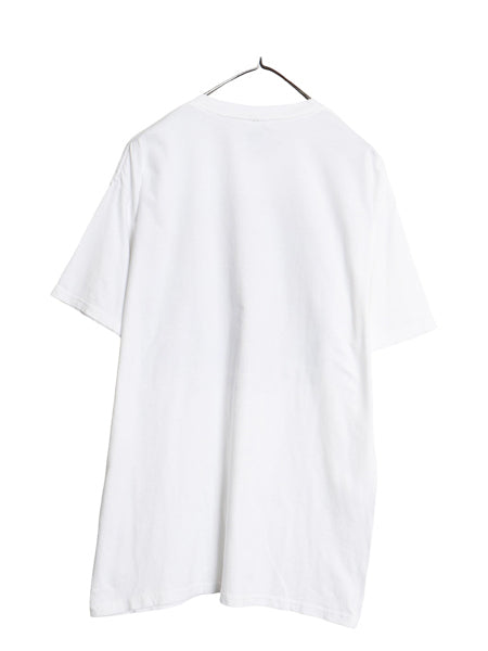 00s ジャズ アート イラスト プリント 半袖 Tシャツ メンズ L / オールド 音楽 グラフィック ヘビーウェイト コットン ゆったり カットソー