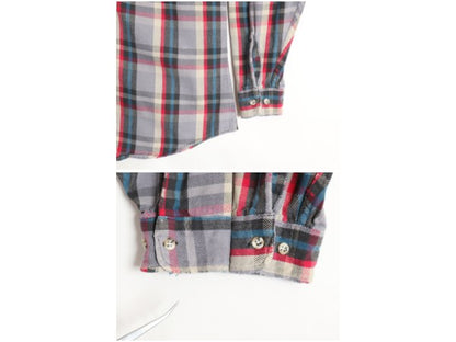 80s USA製 セントジョンズベイ チェック 長袖 ヘビー フランネル シャツ メンズ XL 古着 ヴィンテージ JCPenney ネルシャツ 大きいサイズ