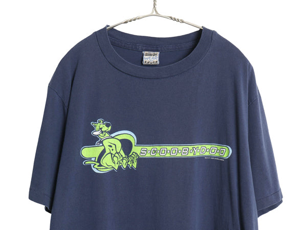 90s USA製 スクービードゥー イラスト プリント Tシャツ メンズ L / オールド オフィシャル グラフィック キャラクター シングルステッチ