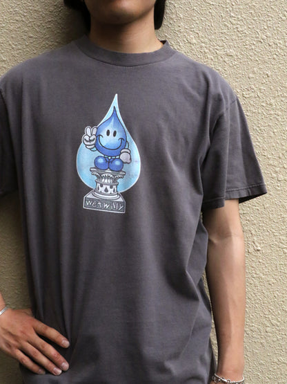 90s 00s ☆ ワールドインダストリーズ ウェットウィリーキャラクター プリント Tシャツ メンズ L 程/ オールド 当時物 スケート イラスト