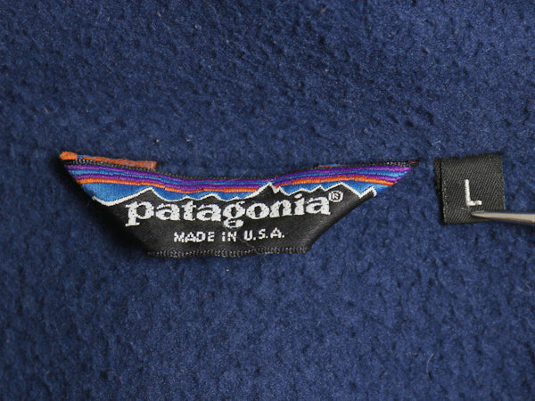 80s USA製 ★ パタゴニア シェルド キャプリーン ジャケット メンズ L / ヴィンテージ ナイロン 裏 シンチラ フリース フルジップ 廃盤 赤