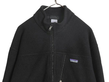 パタゴニア シンプル シンチラ ジャケット メンズ XL / 古着 10年製 アウトドア フリース ブルゾン ジャンパー フルジップ 大きいサイズ 黒