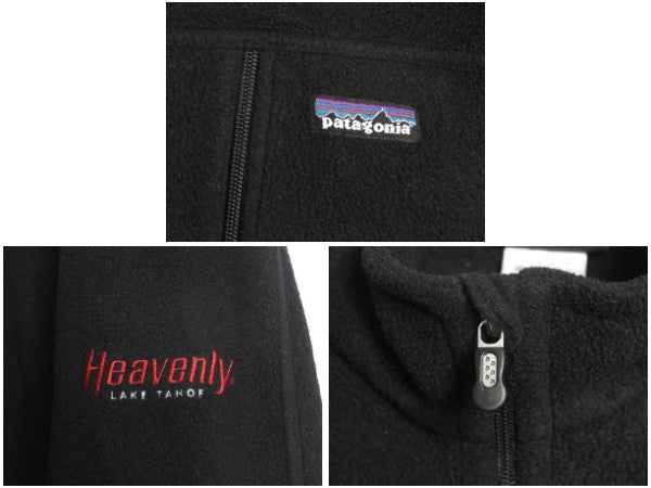 パタゴニア シンプル シンチラ ジャケット メンズ XL / 古着 10年製 アウトドア フリース ブルゾン ジャンパー フルジップ 大きいサイズ 黒