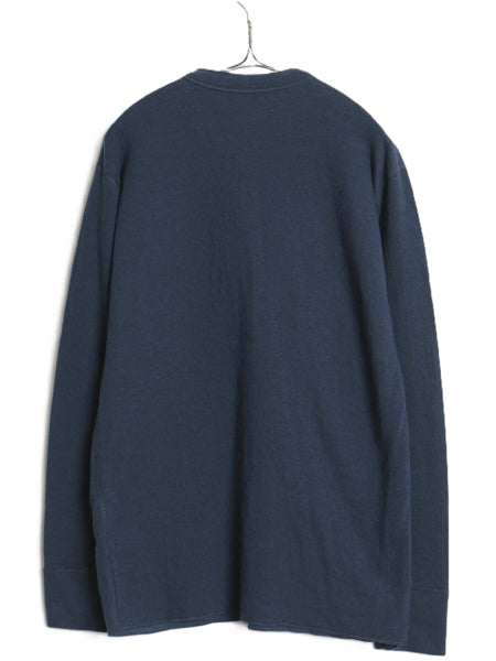 エルエルビーン ヘンリーネック 長袖 Tシャツ メンズ M / ロンT アンダーシャツ ロングスリーブ ロングTシャツ カットソー 2レイヤー 厚手