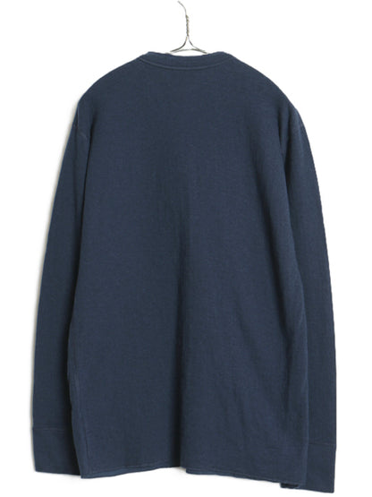 エルエルビーン ヘンリーネック 長袖 Tシャツ メンズ M / ロンT アンダーシャツ ロングスリーブ ロングTシャツ カットソー 2レイヤー 厚手