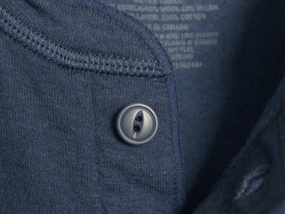 エルエルビーン ヘンリーネック 長袖 Tシャツ メンズ M / ロンT アンダーシャツ ロングスリーブ ロングTシャツ カットソー 2レイヤー 厚手