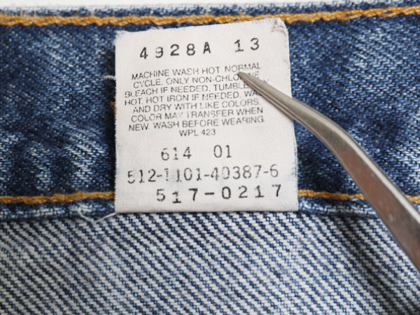 00s USA製 リーバイス 517 ブーツカット デニム パンツ 33 33 オールド ジーンズ ジーパン フレア ヒゲ アタリ 赤タブ ボトムス 5ポケット