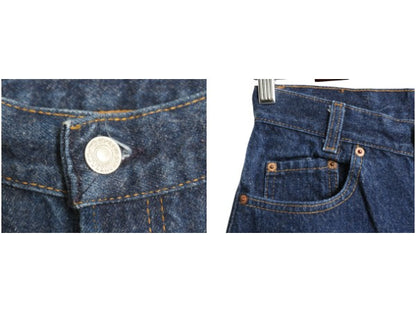 80s USA製 リーバイス 701 デニム パンツ レディース 29 31 S 程/ 古着 ヴィンテージ ジーンズ ジーパン ストレート 501 ボタンフライ 濃紺