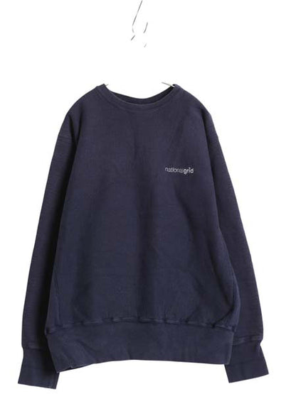 90s USA製 キャンバー ロゴ刺繍 スウェット メンズ XL / オールド トレーナー 裏起毛 ヘビーウェイト ワンポイント 大きいサイズ ネイビー