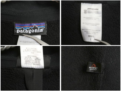 パタゴニア R2 フリース ジャケット メンズ L / 10年製 アウトドア フルジップ ジャンパー ブルゾン パイル ハイネック レギュレーター 黒