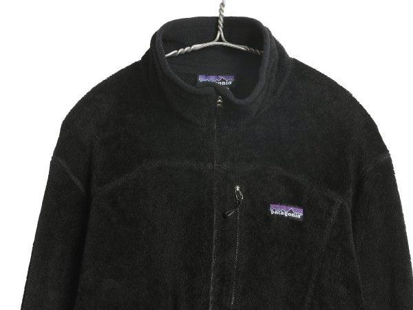 パタゴニア R2 フリース ジャケット メンズ L / 10年製 アウトドア フルジップ ジャンパー ブルゾン パイル ハイネック レギュレーター 黒