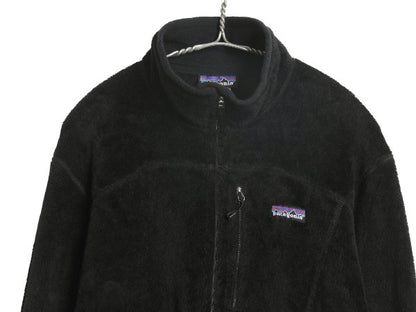 パタゴニア R2 フリース ジャケット メンズ L / 10年製 アウトドア フルジップ ジャンパー ブルゾン パイル ハイネック レギュレーター 黒
