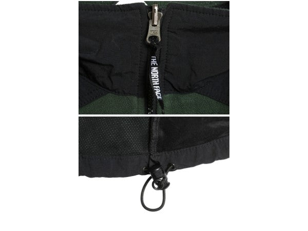 ノースフェイス フリース ベスト メンズ XXL 古着 GORE WINDSTOPPER 重ね着 前開き フルジップ フリース ナイロン ハイネック 大きいサイズ