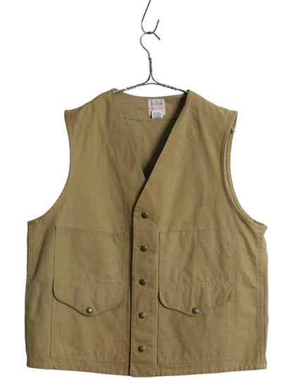 80s USA製 ★ フィルソン コットン ダック クルーザー ベスト 42 メンズ L 程/ 古着 ヴィンテージ ドライ ティンクロス ワーク アウトドア