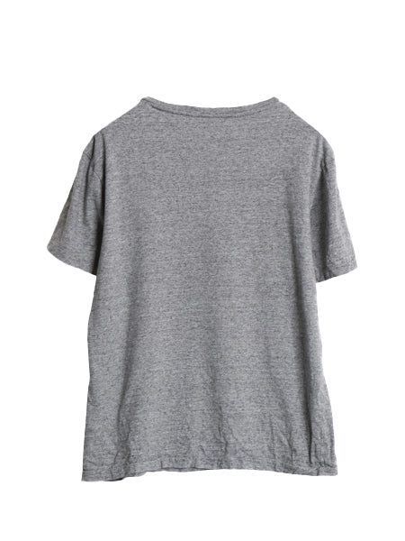 ポロベア ポロ ラルフローレン プリント 半袖 Tシャツ メンズ レディース M 小さめ / キャラクター スキー カットソー シングルステッチ 灰
