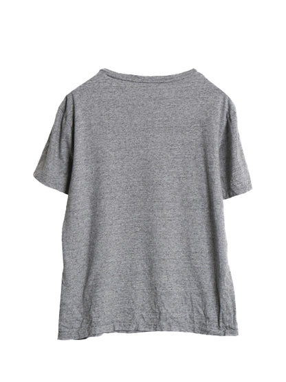 ポロベア ポロ ラルフローレン プリント 半袖 Tシャツ メンズ レディース M 小さめ / キャラクター スキー カットソー シングルステッチ 灰