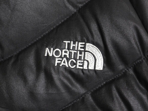 US企画 ノースフェイス ナイロン ダウン ジャケット レディース M / アウトドア 550 フィル ハイネック ブルゾン フルジップ キルティング