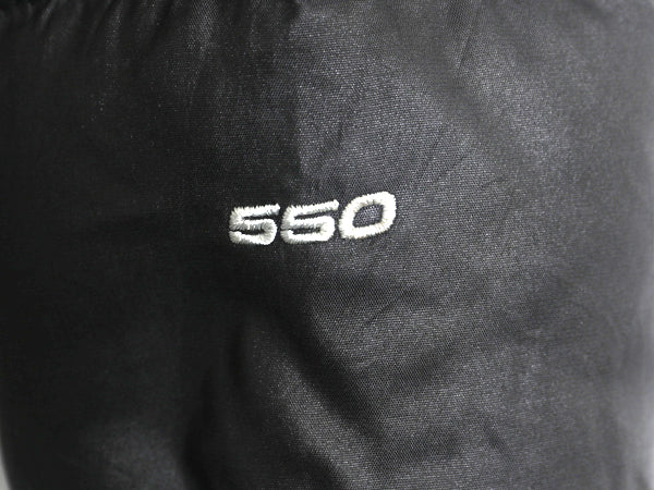 US企画 ノースフェイス ナイロン ダウン ジャケット レディース M / アウトドア 550 フィル ハイネック ブルゾン フルジップ キルティング