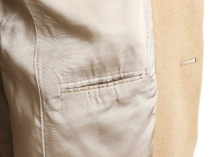 80s USA製 チャップス ラルフローレン テーラード ジャケット メンズ XL 程 古着 オールド ポロ キャメル ヘアー ブレザー 大きいサイズ 茶