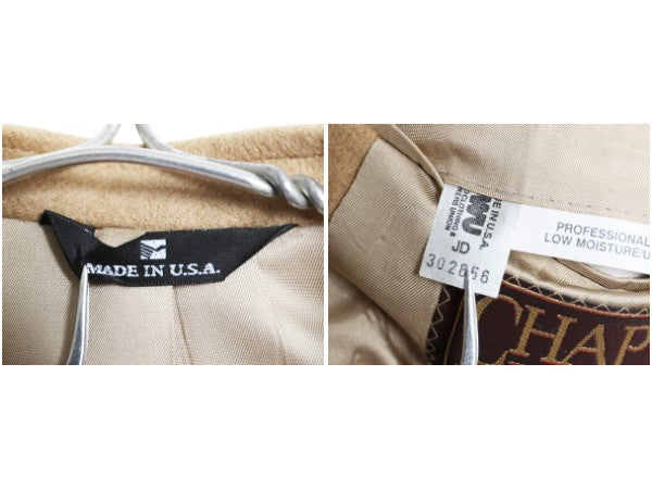 80s USA製 チャップス ラルフローレン テーラード ジャケット メンズ XL 程 古着 オールド ポロ キャメル ヘアー ブレザー 大きいサイズ 茶