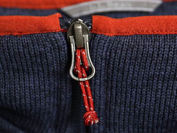 エルエルビーン セーター フリース ベスト メンズ XL 古着 アウトドア 重ね着 前開き フルジップ ハイネック ワンポイント 大きいサイズ 紺