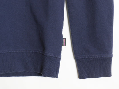パタゴニア ワンポイント クルーネック スウェット メンズ XL / 18年製 アウトドア トレーナー 裏起毛 ストレッチ ネイビー 大きいサイズ