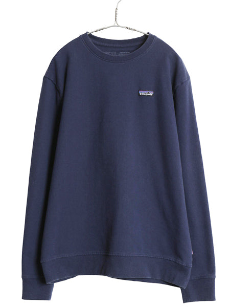パタゴニア ワンポイント クルーネック スウェット メンズ XL / 18年製 アウトドア トレーナー 裏起毛 ストレッチ ネイビー 大きいサイズ