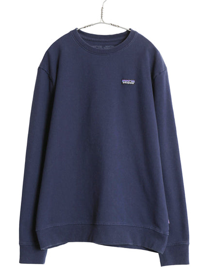 パタゴニア ワンポイント クルーネック スウェット メンズ XL / 18年製 アウトドア トレーナー 裏起毛 ストレッチ ネイビー 大きいサイズ