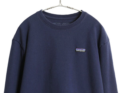 パタゴニア ワンポイント クルーネック スウェット メンズ XL / 18年製 アウトドア トレーナー 裏起毛 ストレッチ ネイビー 大きいサイズ