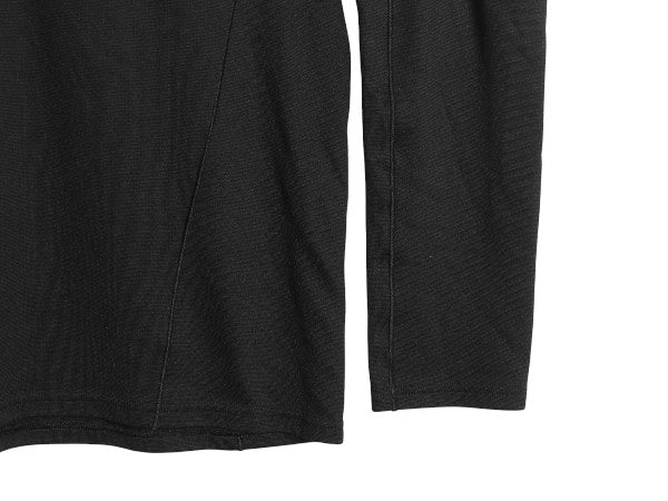 パタゴニア キャプリーン 3 長袖 Tシャツ メンズ L / 11年製 ストレッチ カットソー ロンT アンダーシャツ インナー ハーフジップ ブラック